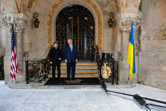 泽连斯基赴佛罗里达州会晤特朗普 磋商乌克兰和